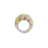 SPIRAL RING GROEN + ROZE